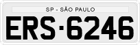 License plate of Brazil, Private owners (1990)