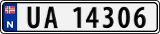 License plate of Norway, Cars