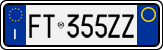 License plate of Italy, Cars (1994 year series)