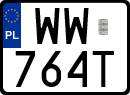 License plates of Poland, Special vehicles and motorcycles