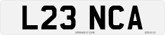 License plate of the United Kingdom, 1983 year system