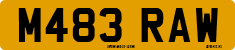 License plate of the United Kingdom, 1983 year system