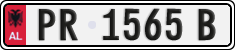 License plate of Albania, Cars (1993)