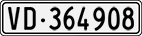 License plate of Switzerland, Cars