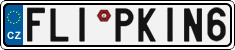 License plate of the Czech Republic, Vanity Plates