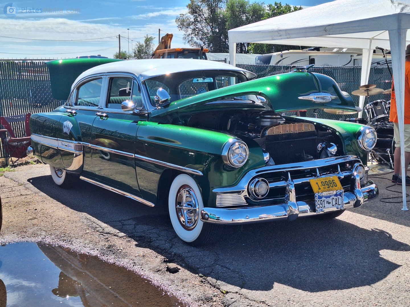 591-CAL, Chevrolet 210 1st gen 1953 DeLuxe 4-door Sedan (B-2103-1069; A-body), 1952–1953