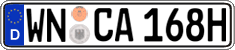 German license plate, Plates for oldtimers (type 