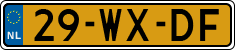 License plate of the Netherlands, Trailers