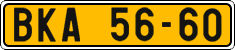 License plate of the Czech Republic, Commercial vehicles (1960)