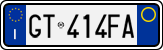License plate of Italy, Cars (1994 year series)