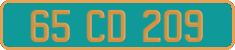French license plate, Diplomatic