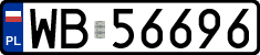 License plates of Poland, Regular car plates