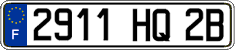 French license plate, FNI