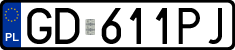 License plates of Poland, Regular car plates