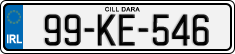 License plate of Ireland, Regular plates