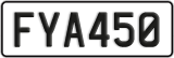 License plate of New Zealand, ABC1(23)