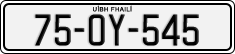 License plate of Ireland, Regular plates