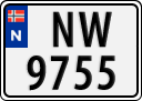 License plate of Norway, Trailers, motorcycles, special vehicles