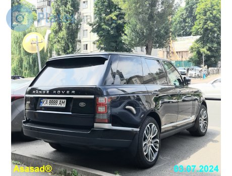 KA 8888 AM, Land Rover Range Rover