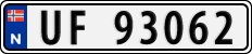 License plate of Norway, Cars