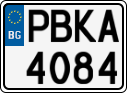 License plate of Bulgaria, Cars