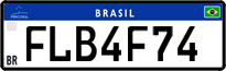License plate of Brazil, Private owners (Mercosul)