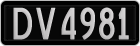 License plate of New Zealand, AB1(234)
