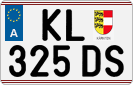 License plate of Austria, Regular plates