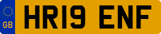 License plate of the United Kingdom, 2001 year system