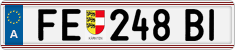 License plate of Austria, Regular plates