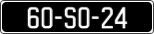 License plate of Ireland, Regular plates