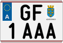 License plate of Austria, Regular plates