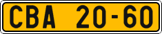 License plate of the Czech Republic, Commercial vehicles (1960)