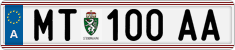 License plate of Austria, Regular plates