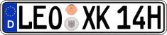 German license plate, Plates for oldtimers (type 