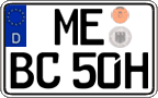German license plate, Plates for oldtimers (type 