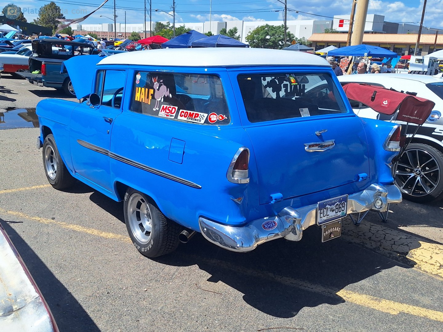 ECL-B69, Chevrolet 210 2nd gen 1955 3-door Station Wagon (2129-1063; A-body), 1954–1955
