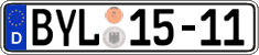 German license plate, Regional authorities