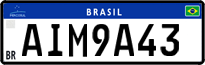 License plate of Brazil, Private owners (Mercosul)