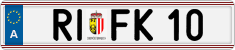 License plate of Austria, Vanity Plates