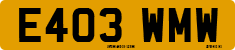 License plate of the United Kingdom, 1983 year system