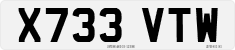 License plate of the United Kingdom, 1983 year system