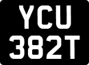 License plate of the United Kingdom, 1963 year system
