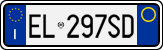 License plate of Italy, Cars (1994 year series)