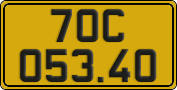 License plate of Vietnam, Commercial vehicles
