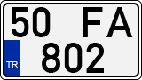 License plate of Turkey, Regular plates