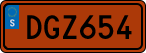 License plate of Sweden, Sportcars
