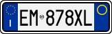 License plate of Italy, Cars (1994 year series)