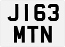 License plate of the United Kingdom, 1983 year system