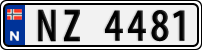 License plate of Norway, Trailers, motorcycles, special vehicles